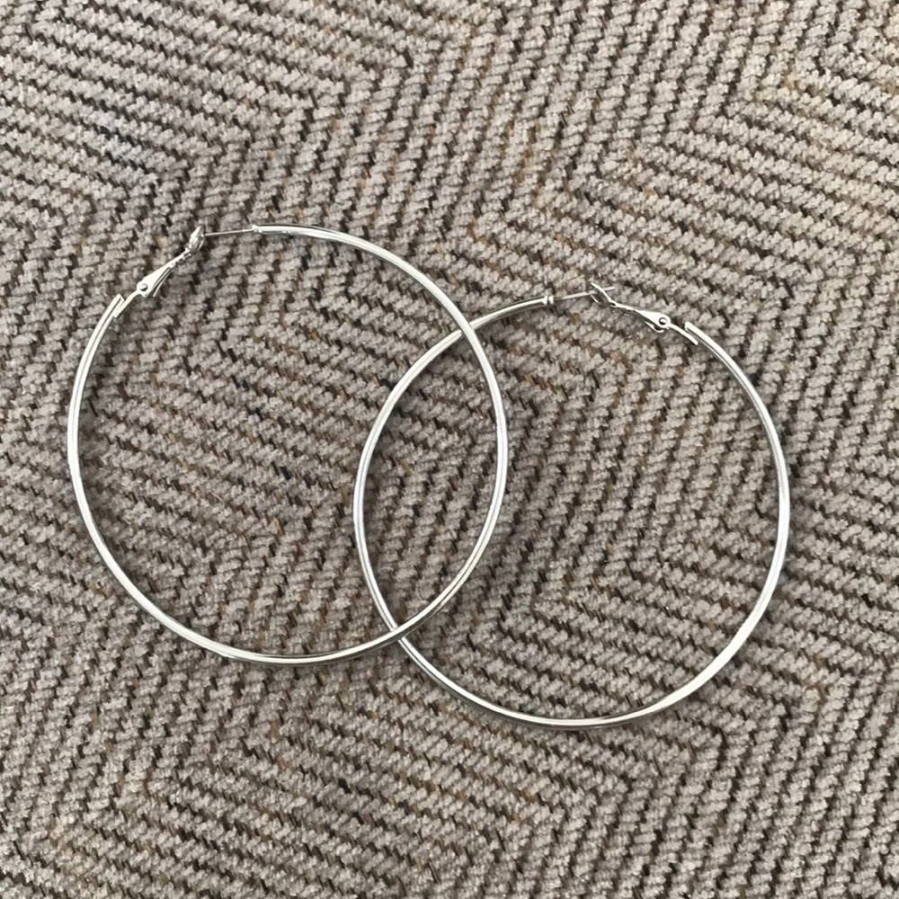 Free People silver hoops